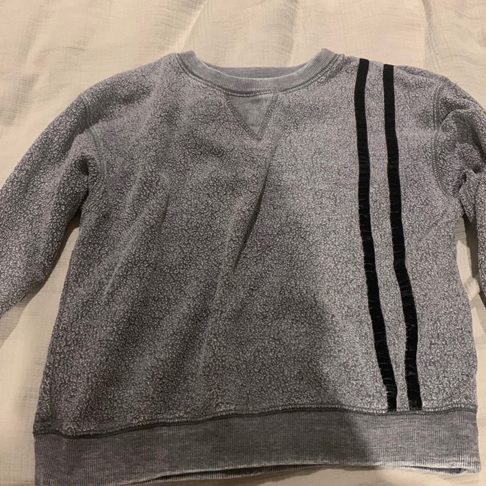 vintage havana crew neck with stripes